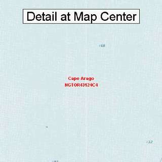   Map   Cape Arago, Oregon (Folded/Waterproof)
