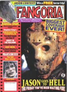 Fangoria Horror Magazine #125, Jason Goes To Hell, 1993 VERY FINE 
