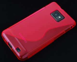 Wave TPU Silicone Skin Case Cover for Samsung Galaxy S2 i9100 SII S 