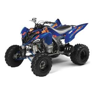 AMR Racing Yamaha Raptor 700 ATV Quad Graphic Kit   Jackpot: Blue