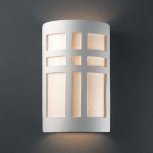Justice Design 5275 BIS, Ambiance Ceramic Wall Sconce Lighting, 2 