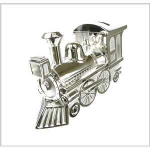    Widdop Bingham Silver Plated Train Money Box: Office Products