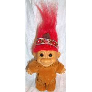   : Russ Berrie Good Luck Troll, Indian, Red Hair 6 Tall: Toys & Games