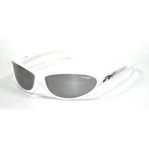  Arnette Sunglasses Shaft White with Gradient Grey Element 