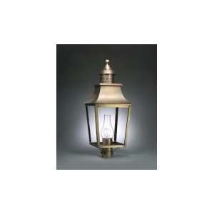 Northeast Lantern 5553 DAB CIM CLR Sharon 1 Light Outdoor Post Lamp in 