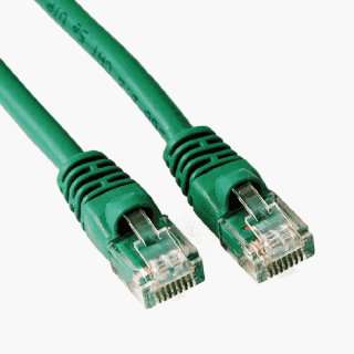  10ft Green Cat 5E Patch Cable, Molded: Electronics