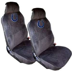   Colts Front Low Back Car Truck SUV Sideless Bucket Seat Covers   Pair