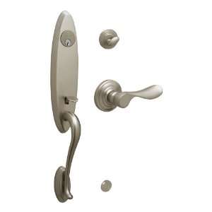Schlage FA360 V ASH 619 CHP Ashcroft Handle Set with Champagne Lever 
