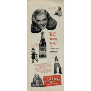   Production. .. 1947 Royal Crown Cola Ad, A3978A. **THIS IS AN AD