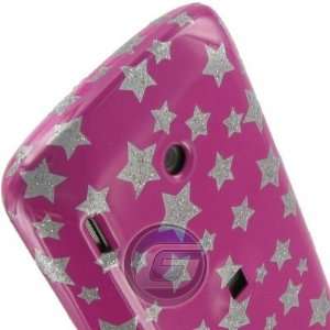  HTC Ozone XV 6175 Protector Case   Hot Pink Stars: Cell 