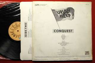 URIAH HEEP CONQUEST RARE YUGOSLAV PRESS LP EX    