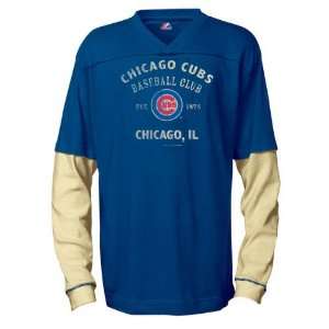  Chicago Cubs Double Play Long Sleeve 2 Fer Shirt Sports 