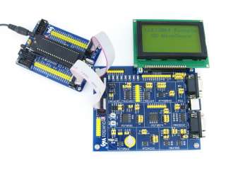 Examples of Graphic LCD 128x64 Sending and receiving data over UART 