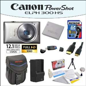  ELPH 300 HS 12 MP CMOS Digital Camera with Full 1080p HD Video 