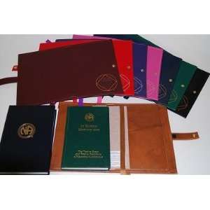   Works, How & Why Book Cover Medallion Holder Burgundy: Office Products
