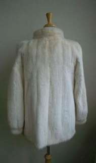 Womens Sz 4/6 New Pearl Mink Fur Jacket Sale  