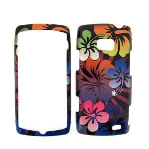  VERIZON LG ALLY HIBISCUS HARD PROTECTOR SNAP ON COVER CASE 