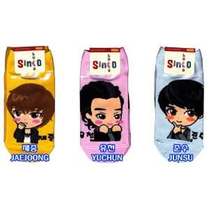    JYJ 3 Pairs Kpop Socks Featuring Hero, Micky, Xiah 