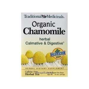 Organic Chamomile   16 Wrapped Tea Bags   Traditional Medicinals 