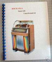 Rock ola 1438 Jukebox Service & Parts Manual  