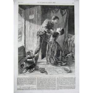   1862 Return Lost Sailor Man Woman Fainting Roberts Art: Home & Kitchen
