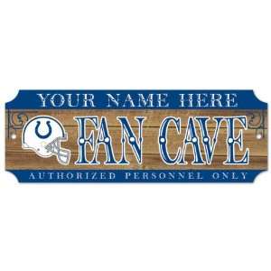   : Indianapolis Colts Personalized 6x17 Wood Signs: Sports & Outdoors