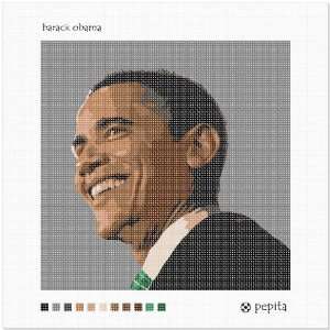 Barack Obama Needlepoint Canvas: Arts, Crafts & Sewing