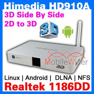   3D Full HD 1080p HDMI 1.4 Blu Ray ISO Media Player Realtek 1186  