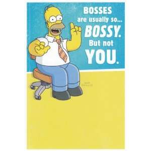 Greeting Card Boss Day Simpsons Bosses Are Usually So.. Bossy, but 