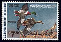 RW47s F VF NH 1980 FEDERAL DUCK STAMP ARTIST SIGNED  