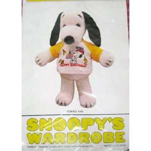   for 18 Plush   Snoopy Happy Birthday Shirt Outfit Toys & Games