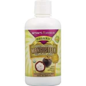 Smart Basics Organic Certified Mangosteen 100% Pure Juice    32 fl oz