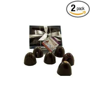 Xan Confections All Natural Ladybug Truffles, 6 Piece All Dark 