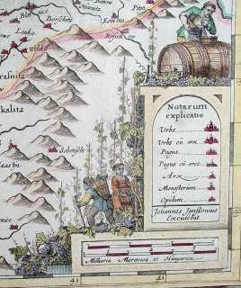 1633 Jansson (Comenius) Map MORAVIA CZECH Brno Olomouc  
