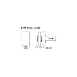  T15 Series TSOP Soldering Tip 12.00mm x 19.50mm for FM 