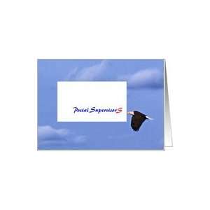  Postal Supervisors, Funny, Any Occasion, Envelope Card 