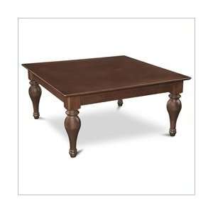   Champlain Square Wood Top Coffee Table in Antiquity: Furniture & Decor