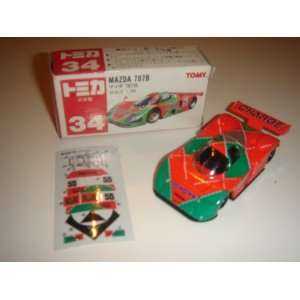  Old Tomica Tomy Mazda 787B Red/Green #034 5: Toys & Games