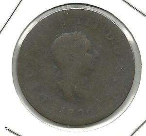 1806 GREAT BRITAIN HALF PENNY 205 YEAR OLD ENGLISH COIN !! S650 