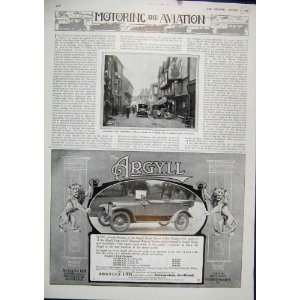  Advert Argyll Motor Car 1914 Daimler Butcher Row Print 
