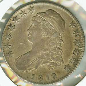 1819 Bust Half Dollar   EF+  