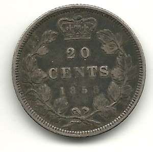 1858 20 CENTS FINE  