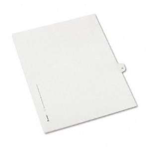  AVE82208   Preprinted Legal Side Tab Dividers Office 