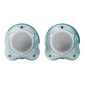   Passive Audio Speaker System White Powerful Bass Sound: Electronics