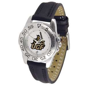 NCAA UCF Knights Ladies Game Day Sports Watch with Leather 