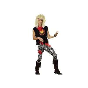  Rock God 80s Costume (Standard) Toys & Games
