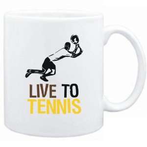  New  Live To Tennis  Mug Sports