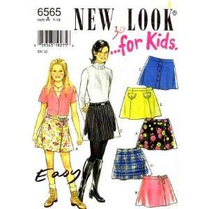   Sewing Pattern Girls Mini Skirts Size 7   12 Arts, Crafts & Sewing