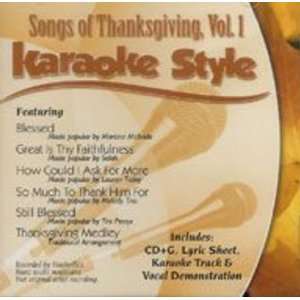  Daywind Karaoke Style CDG #8142   Songs Of Thanksgiving 