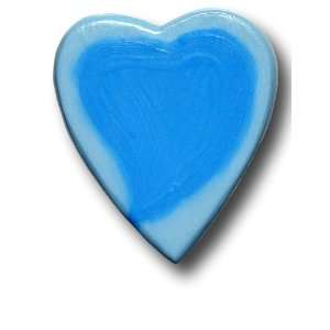  One World   Watercolor Heart Drawer Pull   Blue Baby
